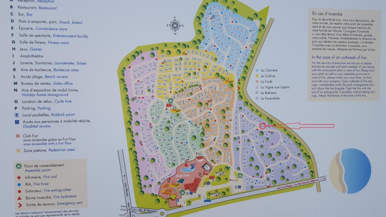 Agreable Mobilhome 6 - 8 Places Saint-Brévin-les-Pins Kültér fotó